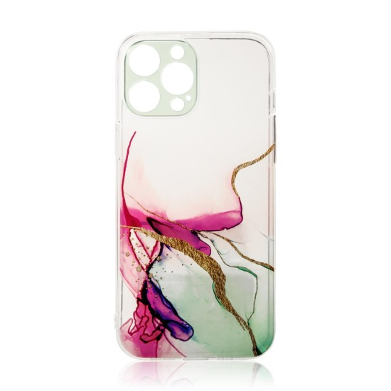 Marble Case for iPhone 12 Pro Max Gel Cover Mint Marble Marble Case for iPhone 12 Pro Max Gel Cover Mint Marble