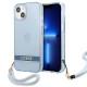 Guess GUHCP13MHTSGSB iPhone 13 6.1 "blue / blue hardcase Translucent Stap Guess GUHCP13MHTSGSB iPhone 13 6.1 "blue / blue hardcase Translucent Stap