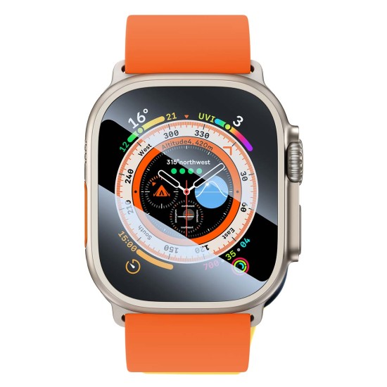 Baseus tempered glass for Apple Watch Ultra 49mm transparent + cleaning kit Baseus tempered glass for Apple Watch Ultra 49mm transparent + cleaning kit