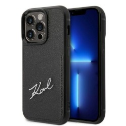 Karl Lagerfeld KLHCP14LCSSK iPhone 14 Pro 6.1" hardcase black/black Signature Logo Cardslot