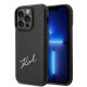 Karl Lagerfeld KLHCP14LCSSK iPhone 14 Pro 6.1" hardcase black/black Signature Logo Cardslot Karl Lagerfeld KLHCP14LCSSK iPhone 14 Pro 6.1" hardcase black/black Signature Logo Cardslot