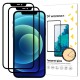 Wozinsky 2x Tempered Glass Full Glue Super Tough Screen Protector Full Coveraged with Frame Case Friendly for iPhone 12 Pro / iPhone 12 black Wozinsky 2x Tempered Glass Full Glue Super Tough Screen Protector Full Coveraged with Frame Case Friendly for iPhone 12 Pro / iPhone 12 black