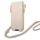 Guess Handbag GUHCP12MSAPSLG 6.1" gold/gold Saffiano Guess Handbag GUHCP12MSAPSLG 6.1" gold/gold Saffiano