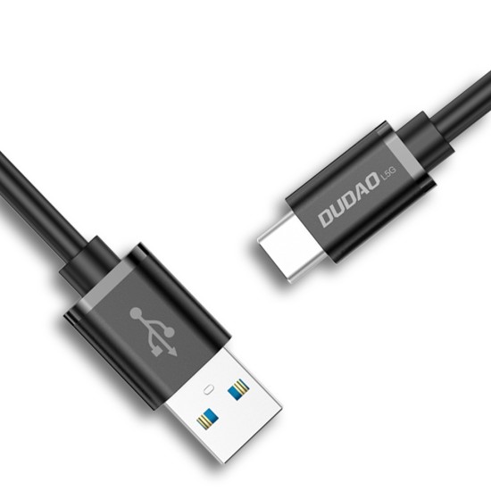 Dudao cable USB cable - USB Type C Super Fast Charge 1 m black (L5G-Black) Dudao cable USB cable - USB Type C Super Fast Charge 1 m black (L5G-Black)