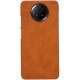 Nillkin Qin leather holster case for Xiaomi Redmi Note 9T 5G brown