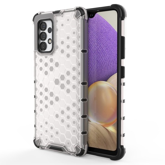 Honeycomb case armored cover with a gel frame for Samsung Galaxy A13 5G transparent Honeycomb case armored cover with a gel frame for Samsung Galaxy A13 5G transparent