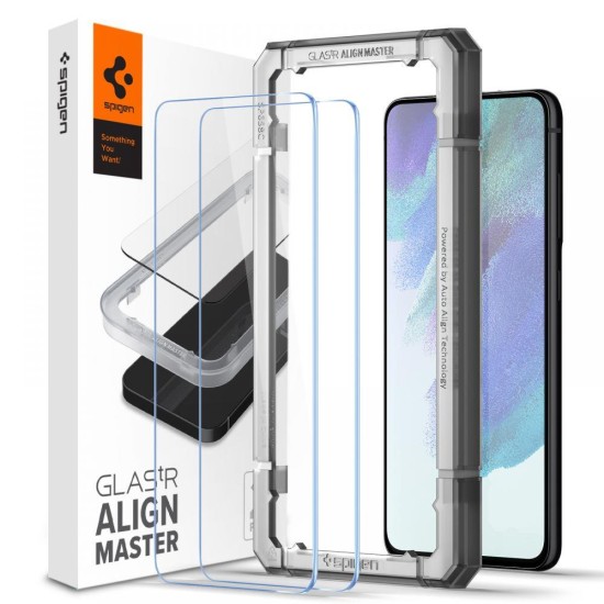 Spigen ALM Glas.tR tempered glass for Samsung Galaxy S21 FE - 2 pcs. Spigen ALM Glas.tR tempered glass for Samsung Galaxy S21 FE - 2 pcs.