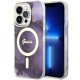 Guess GUHMP14LHTMRSU iPhone 14 Pro 6.1" purple/purple hardcase Golden Marble MagSafe Guess GUHMP14LHTMRSU iPhone 14 Pro 6.1" purple/purple hardcase Golden Marble MagSafe