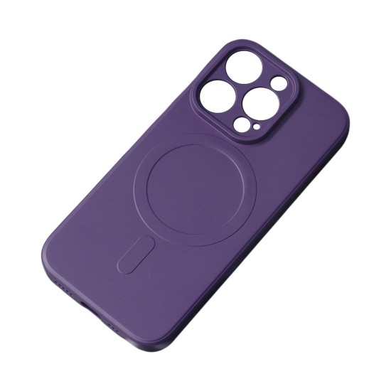 MagSafe Compatible Silicone Case for iPhone 15 Silicone Case - Purple MagSafe Compatible Silicone Case for iPhone 15 Silicone Case - Purple