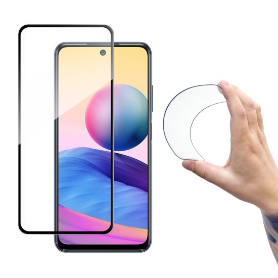 Wozinsky Full Cover Flexi Nano Glass Hybrid Screen Protector with frame for Xiaomi Redmi Note 10 5G black Wozinsky Full Cover Flexi Nano Glass Hybrid Screen Protector with frame for Xiaomi Redmi Note 10 5G black