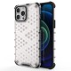 Honeycomb Case armor cover with TPU Bumper for iPhone 13 Pro Max transparent Honeycomb Case armor cover with TPU Bumper for iPhone 13 Pro Max transparent