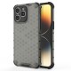 Honeycomb case for iPhone 14 Pro Max armored hybrid cover black Honeycomb case for iPhone 14 Pro Max armored hybrid cover black
