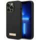 Guess GUHMP14XSBPLK iPhone 14 Pro Max 6.7" black/black hard case Silicone Logo Plate MagSafe Guess GUHMP14XSBPLK iPhone 14 Pro Max 6.7" black/black hard case Silicone Logo Plate MagSafe