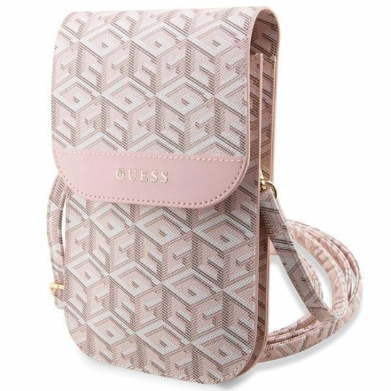 Guess Handbag GUWBHGCFSEP pink/pink GCube Stripe Guess Handbag GUWBHGCFSEP pink/pink GCube Stripe