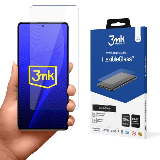 Tempered glass for Xiaomi Redmi Note 12 Pro+ / Note 12 Pro hybrid flexi 7H 3mk FlexibleGlass series Tempered glass for Xiaomi Redmi Note 12 Pro+ / Note 12 Pro hybrid flexi 7H 3mk FlexibleGlass series