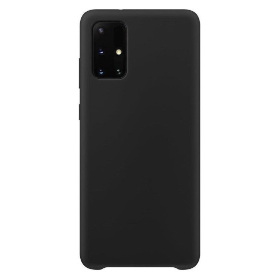 Silicone Case Soft Flexible Rubber Cover for Samsung Galaxy A72 4G black Silicone Case Soft Flexible Rubber Cover for Samsung Galaxy A72 4G black