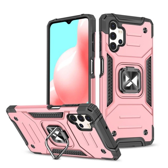 Wozinsky Ring Armor Armored Hybrid Case Cover + Magnetic Mount for Samsung Galaxy A73 gold Wozinsky Ring Armor Armored Hybrid Case Cover + Magnetic Mount for Samsung Galaxy A73 gold