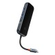 Baseus AcmeJoy HUB 8-Port USB-C to 1xHDMI / 2xUSB-A 3.0 / 1xUSB-A 2.0 / 1xUSB-C PD&Data / 1xRJ45 / 1xSD/TF dark gray Baseus AcmeJoy HUB 8-Port USB-C to 1xHDMI / 2xUSB-A 3.0 / 1xUSB-A 2.0 / 1xUSB-C PD&Data / 1xRJ45 / 1xSD/TF dark gray
