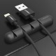 Ugreen LP114 self-adhesive cable organizer for 7 cables - black Ugreen LP114 self-adhesive cable organizer for 7 cables - black