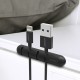 Ugreen LP114 self-adhesive cable organizer for 7 cables - black Ugreen LP114 self-adhesive cable organizer for 7 cables - black
