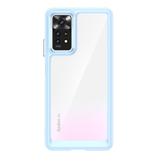 Outer Space Case for Xiaomi Poco X5 5G / Redmi Note 12 5G cover with a flexible frame blue Outer Space Case for Xiaomi Poco X5 5G / Redmi Note 12 5G cover with a flexible frame blue