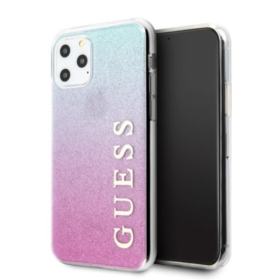 Guess GUHCN58PCUGLPBL iPhone 11 Pro rose blue/pink blue hard case Glitter Gradient Guess GUHCN58PCUGLPBL iPhone 11 Pro rose blue/pink blue hard case Glitter Gradient