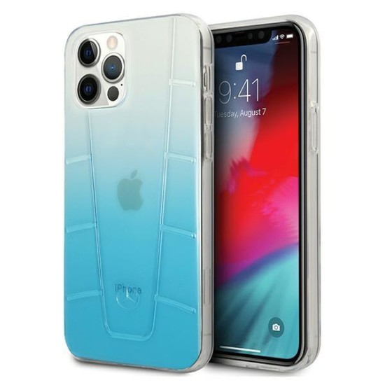 Mercedes Transparent Line Case for iPhone 12 / iPhone 12 Pro - Blue Mercedes Transparent Line Case for iPhone 12 / iPhone 12 Pro - Blue