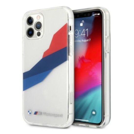 BMW Motorsport Tricolor Case for iPhone 12 Pro Max - Transparent BMW Motorsport Tricolor Case for iPhone 12 Pro Max - Transparent