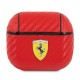 Ferrari FESA3CARE AirPods 3 cover red/red On Track PU Carbon Ferrari FESA3CARE AirPods 3 cover red/red On Track PU Carbon