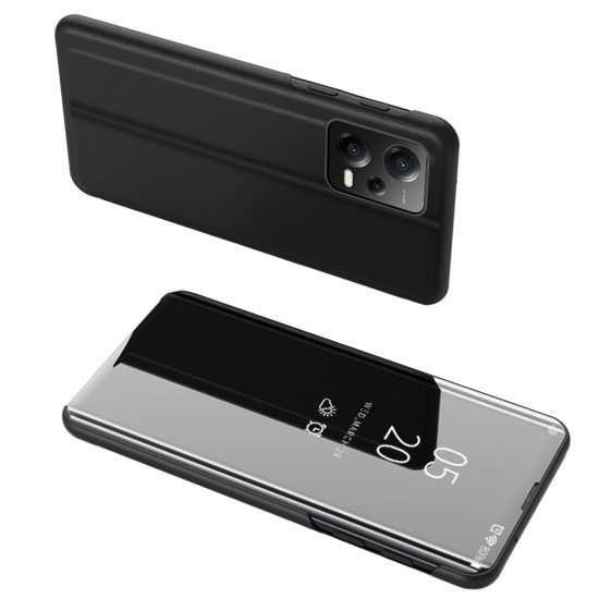 Clear View Case cover for Xiaomi Redmi Note 12 5G / Poco X5 5G flip cover black Clear View Case cover for Xiaomi Redmi Note 12 5G / Poco X5 5G flip cover black