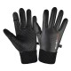 Men's insulated, anti-slip telephone gloves - black Men's insulated, anti-slip telephone gloves - black