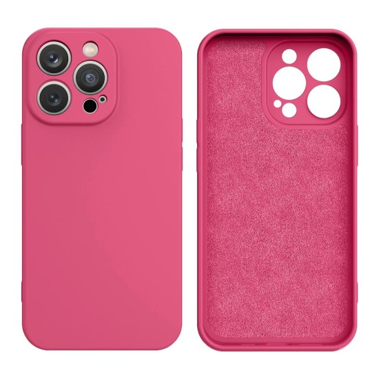 Silicone case iPhone 14 Plus silicone case fuchsia Silicone case iPhone 14 Plus silicone case fuchsia