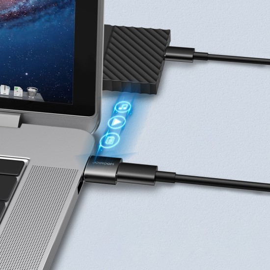 JOYROOM adapter from USB Type C (female) to USB (male) black (S-H152 Black) JOYROOM adapter from USB Type C (female) to USB (male) black (S-H152 Black)