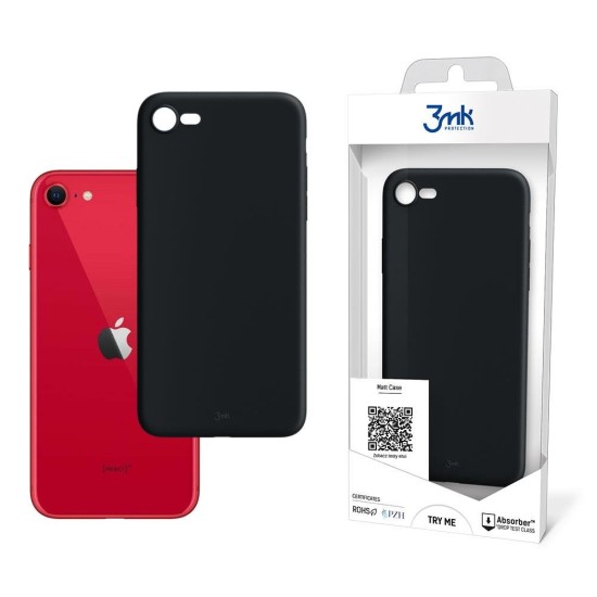 Apple iPhone SE 2020/2022 - 3mk Matt Case black Apple iPhone SE 2020/2022 - 3mk Matt Case black