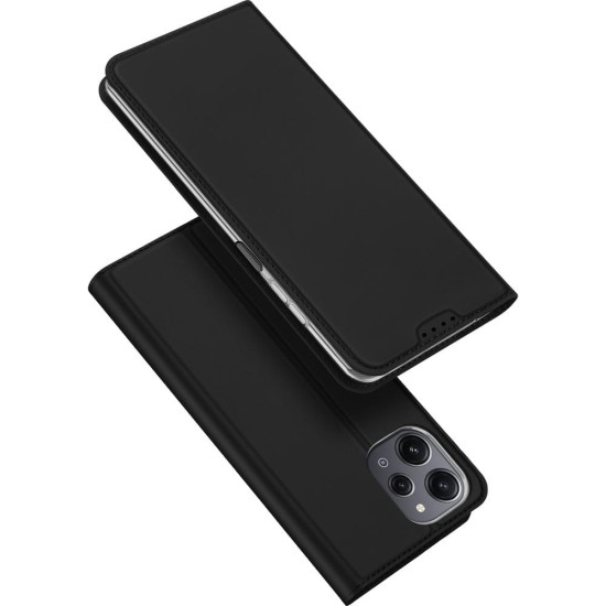 Dux Ducis Skin Pro eco-leather case for Xiaomi Redmi 12 / Redmi 12R - black Dux Ducis Skin Pro eco-leather case for Xiaomi Redmi 12 / Redmi 12R - black