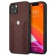 BMW Leather Curve Perforate Case for iPhone 13 - Red BMW Leather Curve Perforate Case for iPhone 13 - Red