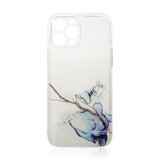 Marble Case for iPhone 12 Pro Max Gel Cover Marble Blue Marble Case for iPhone 12 Pro Max Gel Cover Marble Blue