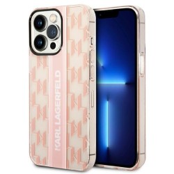 Karl Lagerfeld KLHCP14XHKLSPCP iPhone 14 Pro Max 6.7 "hardcase pink / pink Mono Vertical Stripe