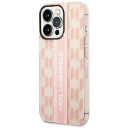Karl Lagerfeld KLHCP14XHKLSPCP iPhone 14 Pro Max 6.7 "hardcase pink / pink Mono Vertical Stripe