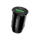 DUDAO FAST USB + TYPE C CAR CHARGER  BLACK (R3PRO)