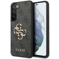 Guess GUHCS23S4GMGGR S23 S911 grey/grey hardcase 4G Big Metal Logo