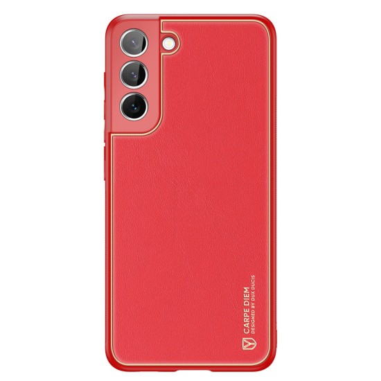 Dux Ducis Yolo elegant cover made of ecological leather for Samsung Galaxy S22 + (S22 Plus) red Dux Ducis Yolo elegant cover made of ecological leather for Samsung Galaxy S22 + (S22 Plus) red