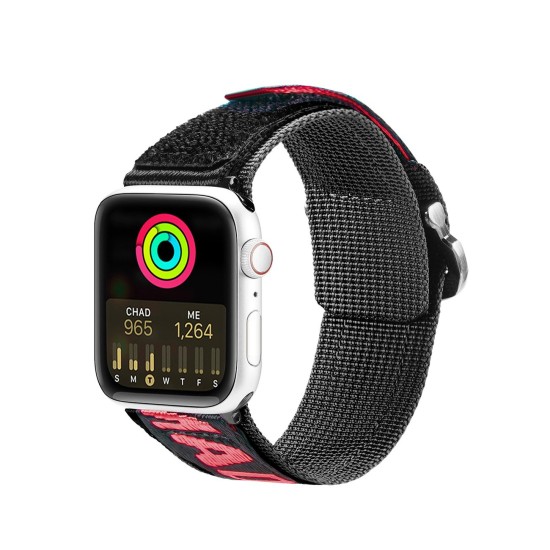 Dux Ducis Strap (Outdoor Version) Apple Watch Ultra Strap, SE, 9, 8, 7, 6, 5, 4, 3, 2, 1 (49, 45, 44, 42 mm) Nylon Band Bracelet Black and Red Dux Ducis Strap (Outdoor Version) Apple Watch Ultra Strap, SE, 9, 8, 7, 6, 5, 4, 3, 2, 1 (49, 45, 44, 42 mm) Nylon Band Bracelet Black and Red