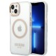 Guess GUHMP14SHTRMD iPhone 14 6.1 "gold / gold hard case Metal Outline Magsafe Guess GUHMP14SHTRMD iPhone 14 6.1 "gold / gold hard case Metal Outline Magsafe