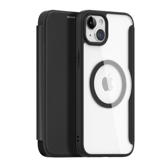 Dux Ducis Skin X Pro Magnetic Flip MagSafe Case iPhone 15 Plus - Black Dux Ducis Skin X Pro Magnetic Flip MagSafe Case iPhone 15 Plus - Black