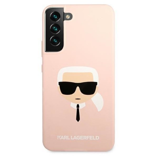Karl Lagerfeld KLHCS22SSLKHPI S22 S901 rożowy/pink hardcase Silicone Karl`s Head Karl Lagerfeld KLHCS22SSLKHPI S22 S901 rożowy/pink hardcase Silicone Karl`s Head