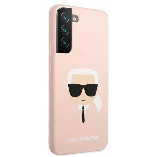 Karl Lagerfeld KLHCS22SSLKHPI S22 S901 rożowy/pink hardcase Silicone Karl`s Head Karl Lagerfeld KLHCS22SSLKHPI S22 S901 rożowy/pink hardcase Silicone Karl`s Head