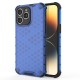 Honeycomb case for iPhone 14 Pro Max armored hybrid cover blue Honeycomb case for iPhone 14 Pro Max armored hybrid cover blue