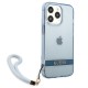 Guess GUHCP13XHTSGSB iPhone 13 Pro Max 6.7" blue/blue hardcase Translucent Stap