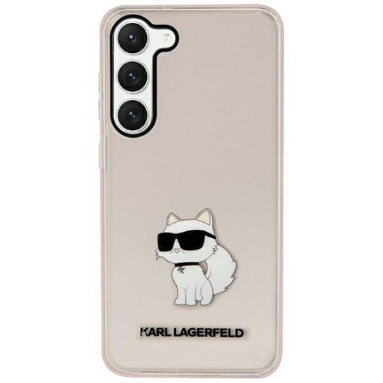 Karl Lagerfeld KLHCS23SHNCHTCP S23 S911 pink/pink hardcase Ikonik Choupette Karl Lagerfeld KLHCS23SHNCHTCP S23 S911 pink/pink hardcase Ikonik Choupette
